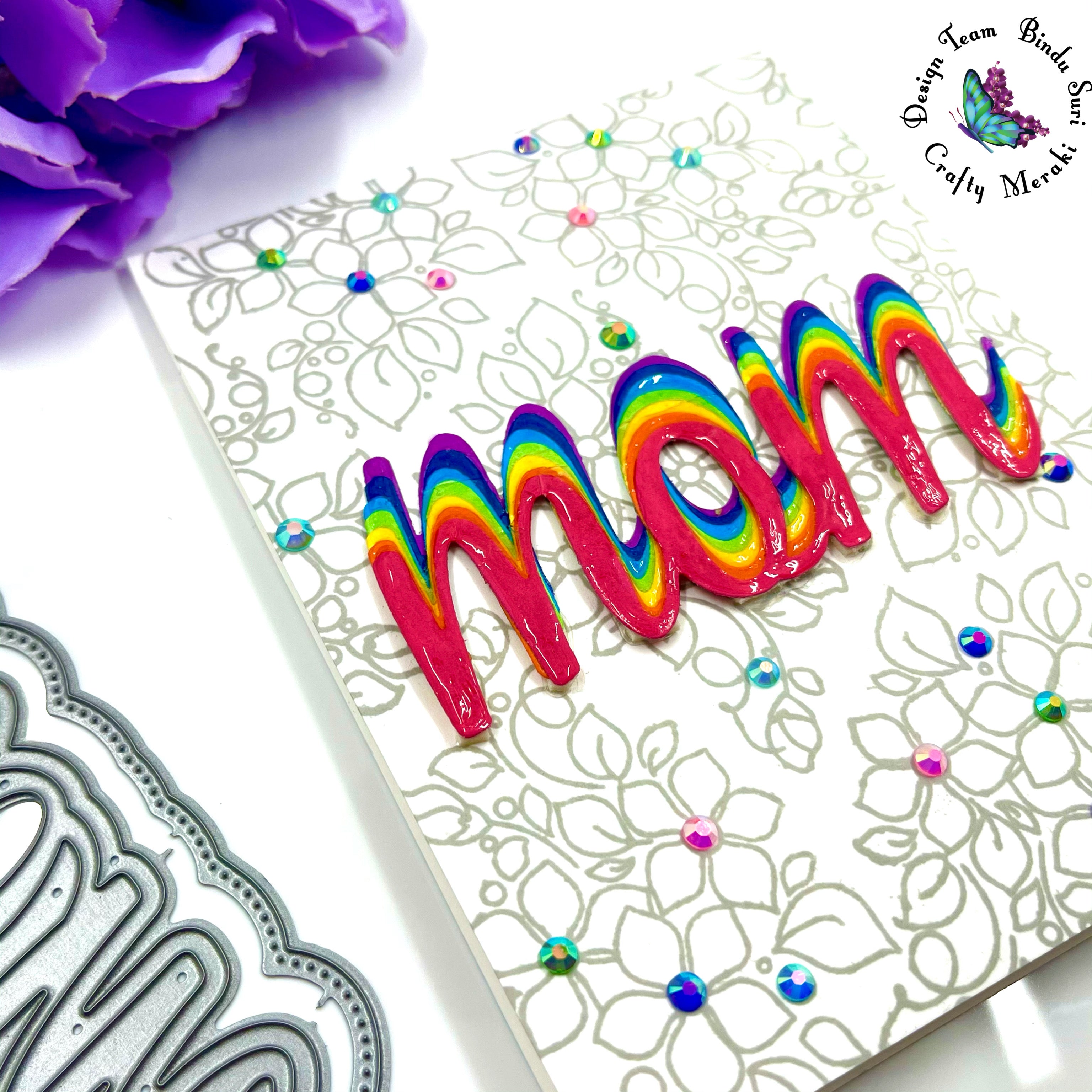 Crafty Meraki Love You Mom Stamp set - Crafty Meraki