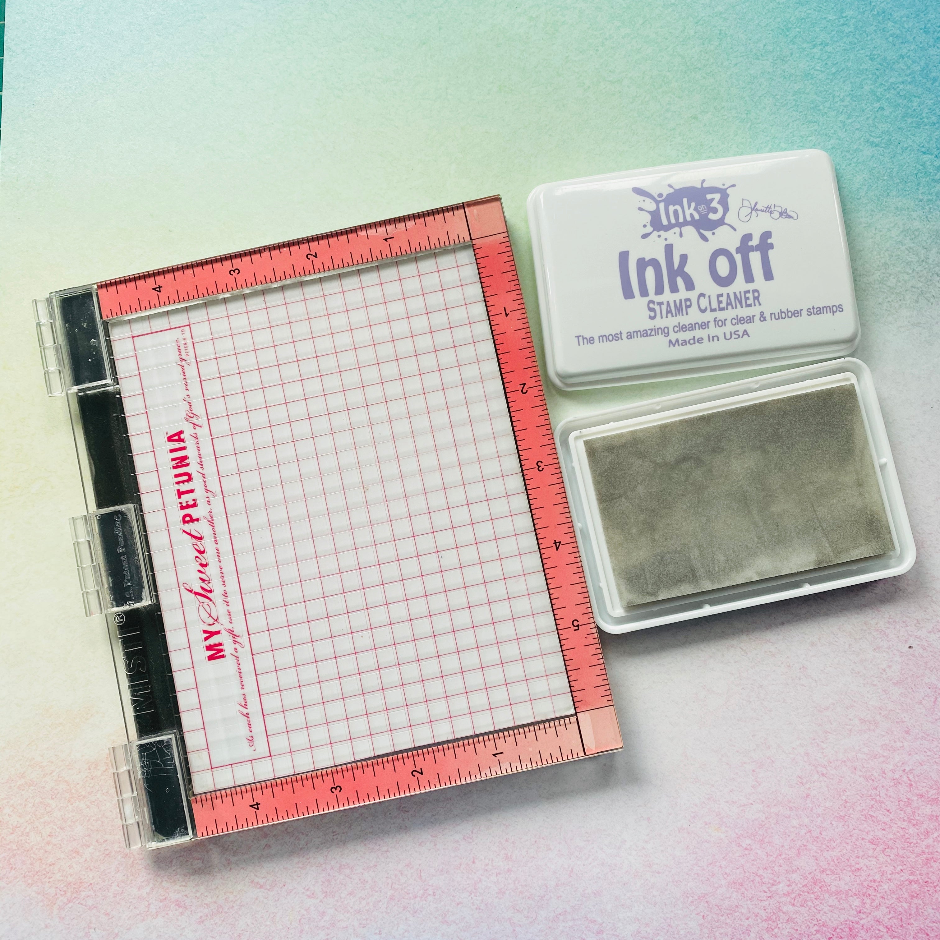 Inkon3 Ink Off Stamp Cleaner Pad - Crafty Meraki