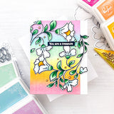 pinkfreshstudio Folk Floral Stem stamp - Crafty Meraki