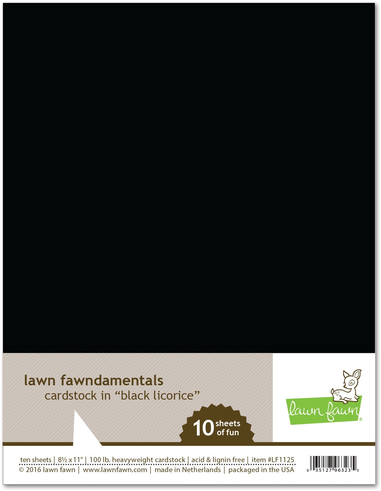 Lawn fawn black licorice cardstock - Crafty Meraki