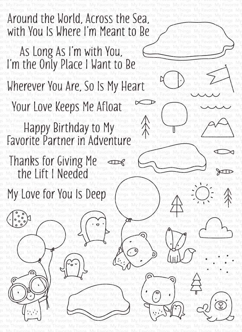 My Favorite Things Partners in Adventure Stamps - Crafty Meraki
