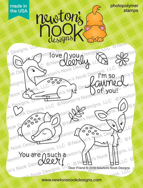 Newton's Nook Deer Friend Stamp Set - Crafty Meraki