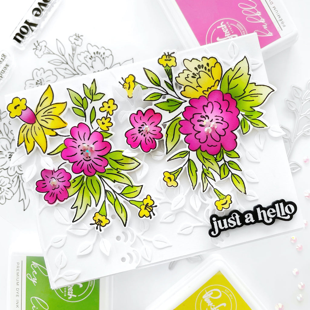 Pinkfresh Studio Happy Bloom dies - Crafty Meraki