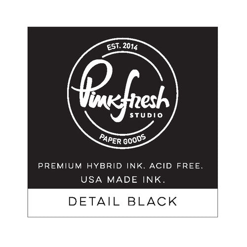 Pinkfresh Studio Hybrid Ink Cube : Detail Black - Crafty Meraki