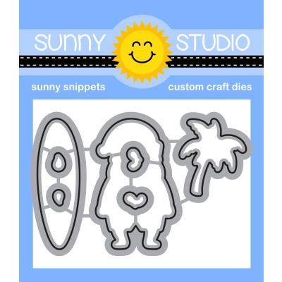 Sunny Studio Surfing Santa Dies - Crafty Meraki
