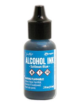 Ranger - Tim Holtz® Alcohol Ink Sailboat Blue, 0.5oz - Crafty Meraki