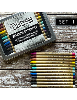 Ranger Ink - Tim Holtz Distress® Pencils Set 1 - Crafty Meraki