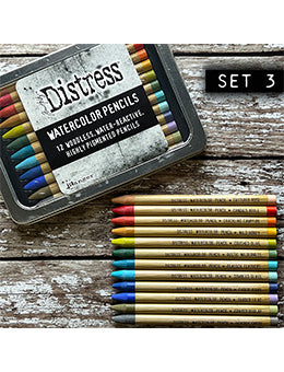 Ranger Ink - Tim Holtz Distress® Pencils Set 3 - Crafty Meraki