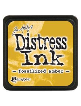 Ranger Tim Holtz Mini Distress® Ink Pad Fossilized Amber - Crafty Meraki
