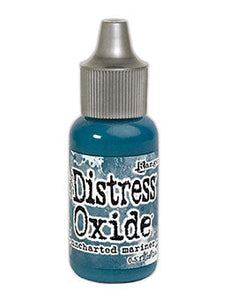 Ranger Tim Holtz Distress® Oxide® Ink Pad Re-Inker Uncharted Mariner 0.5oz - Crafty Meraki