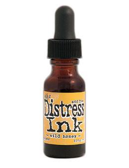 Ranger Tim Holtz Distress® Ink Pad Re-Inker Wild Honey, 0.5oz - TIM27324 - Crafty Meraki