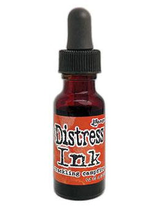 Ranger - Tim Holtz Distress® Ink Pad Re-Inker Crackling Campfire - Crafty Meraki