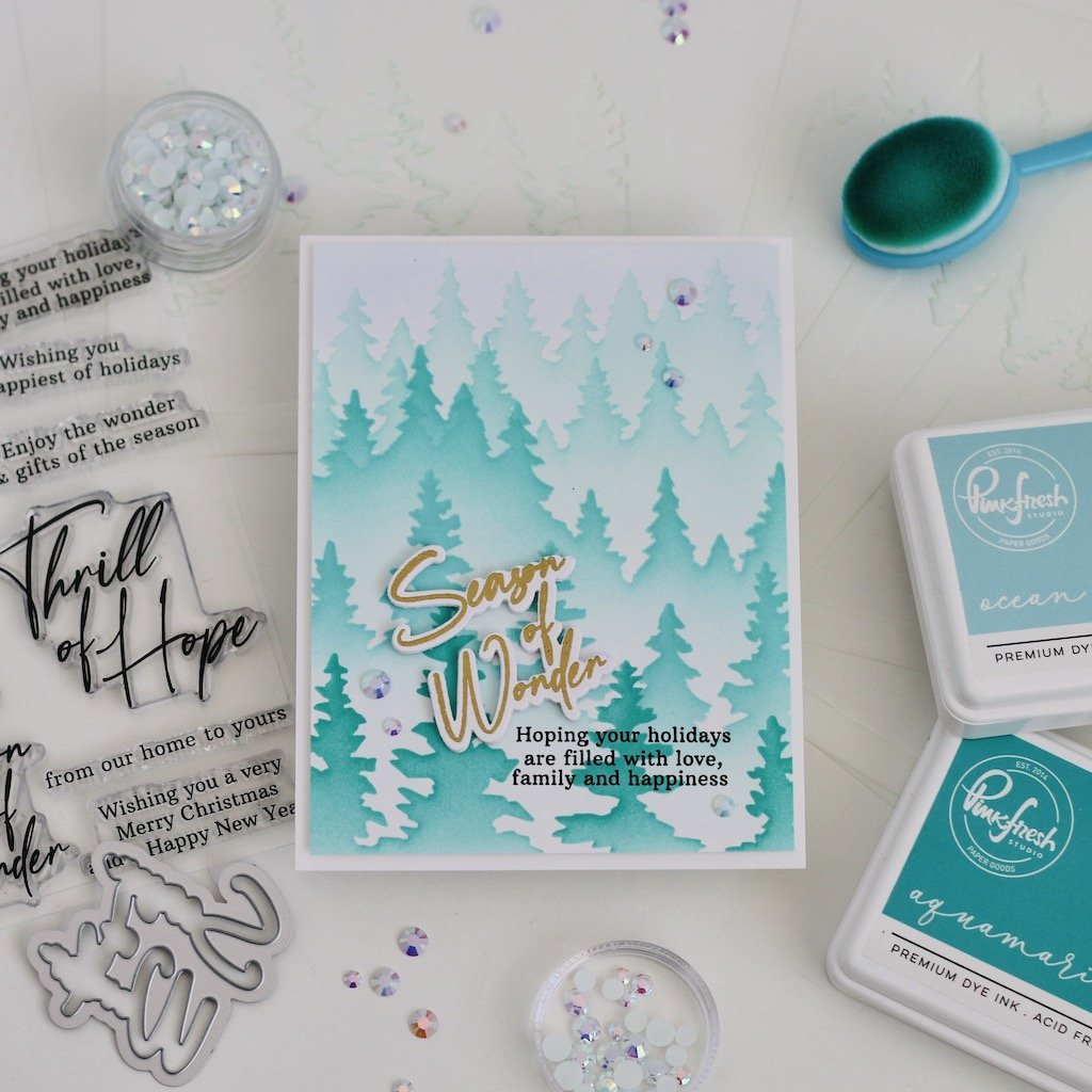 Pinkfresh Studio Thrill of Hope stamp set - Crafty Meraki