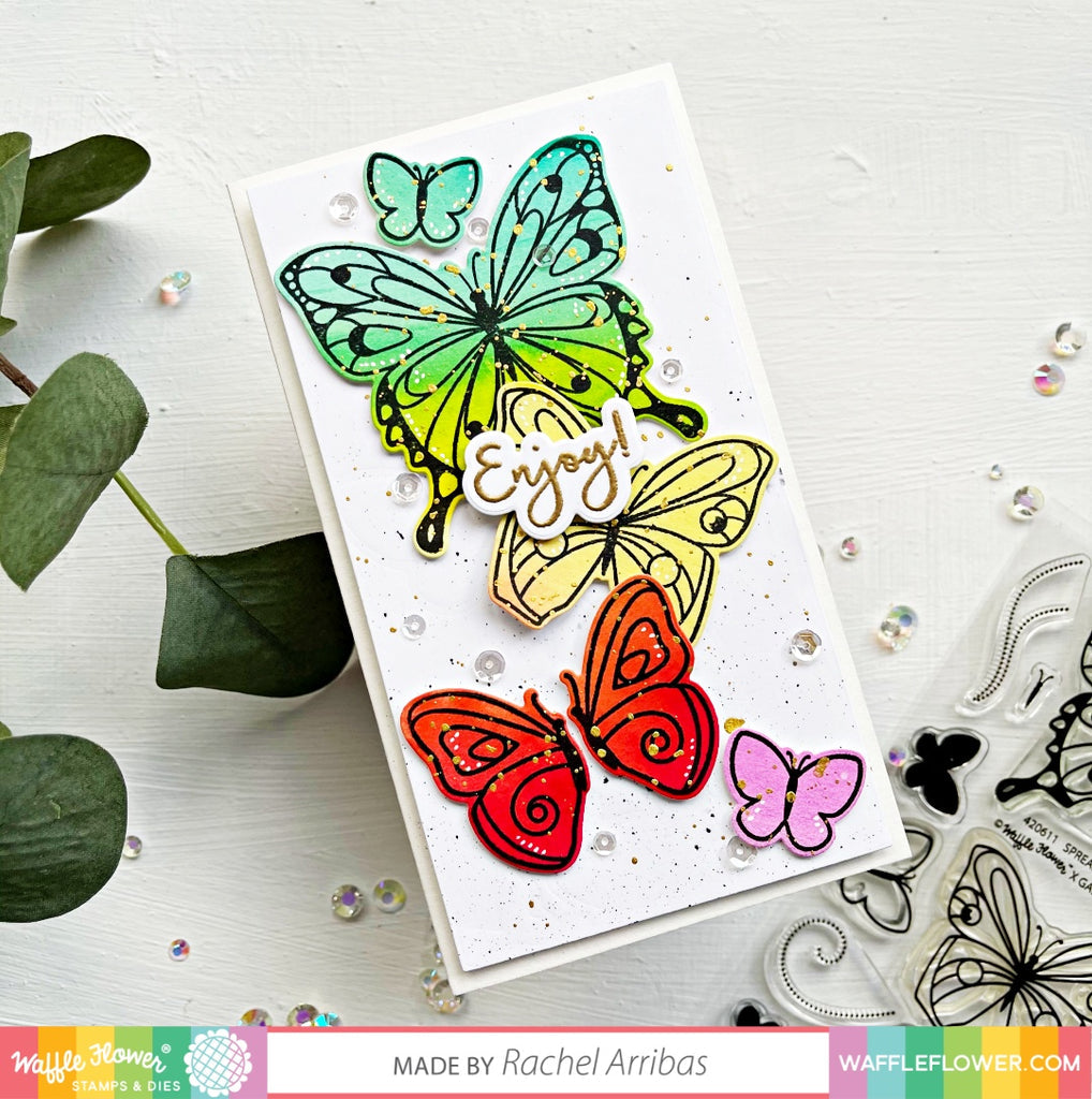 Waffle Flower Spread Your Wings Stamp Set - Crafty Meraki