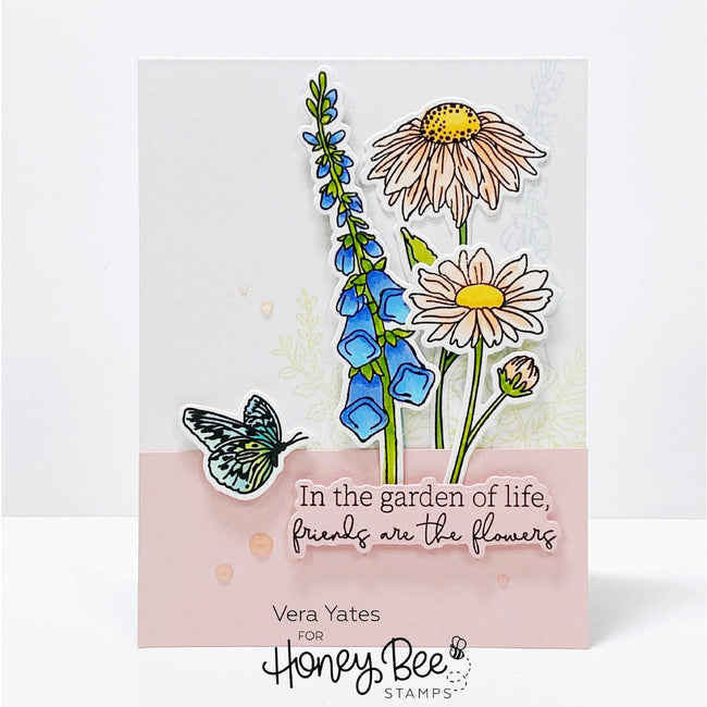 Honey Bee Stamps Wildflowers - 6x8 Stamp Set - Crafty Meraki