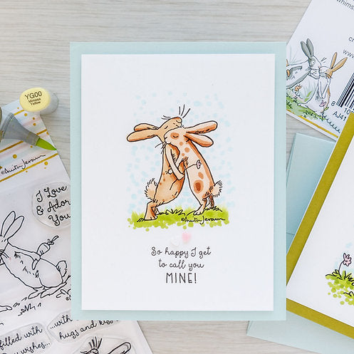 Colorado Craft Company AJ418 Anita Jeram~Lots Of Love Stamps - Crafty Meraki