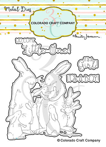 Colorado Craft Company AJ432 Anita Jeram~New Baby Stamps - Crafty Meraki