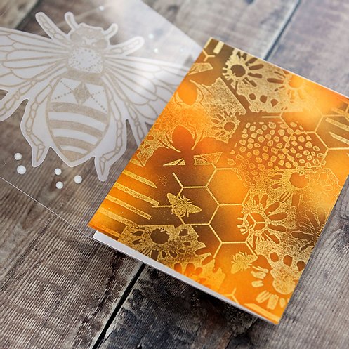 Colorado Craft Company Big & Bold~Honey Bee Stamp Set - Crafty Meraki