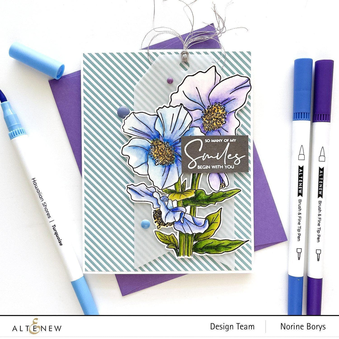 Hawaiian Shores Dual Tip Pens (Water-based)