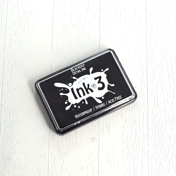 Inkon 3 Blackout Hybrid Detail Ink - Crafty Meraki