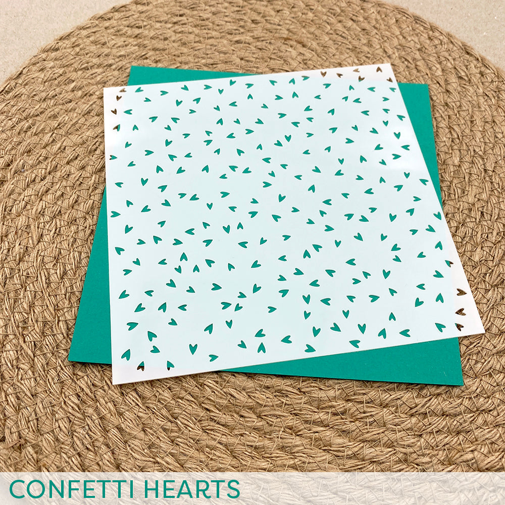 Create A Smile - Confetti Hearts - Crafty Meraki
