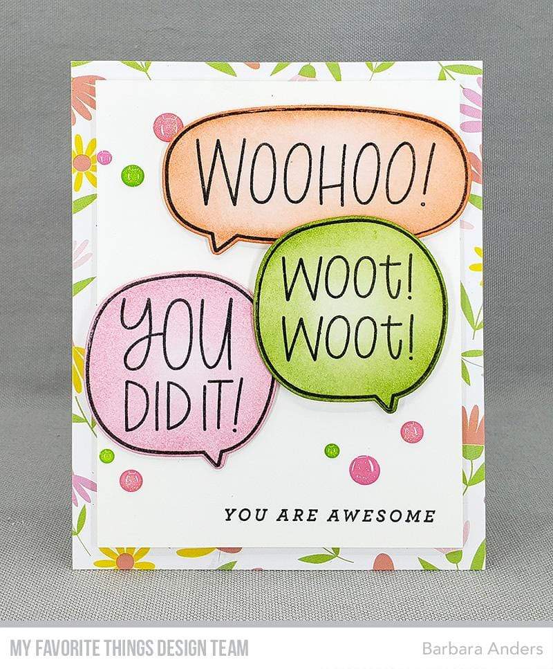 My Favorite Things All the Encouragement Stamp set - Crafty Meraki