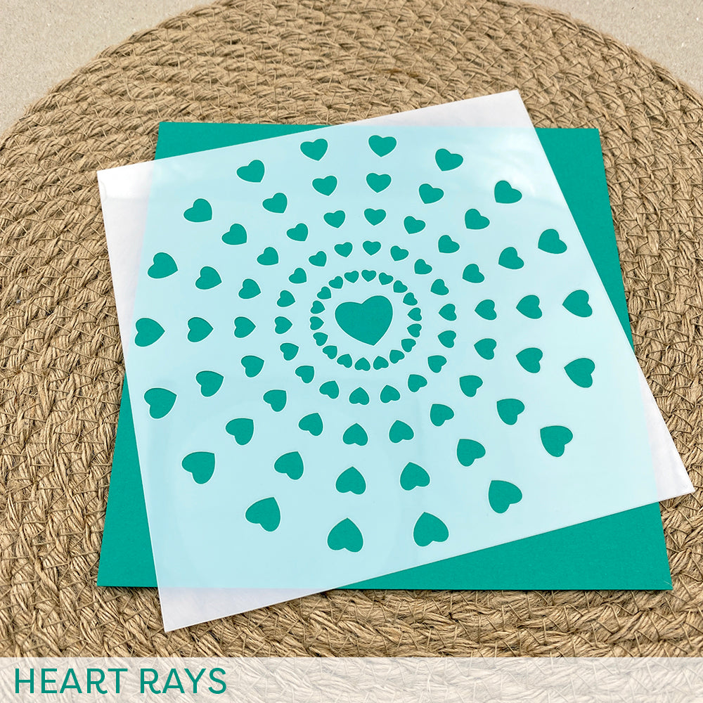 Create A Smile - Heart Rays - Crafty Meraki