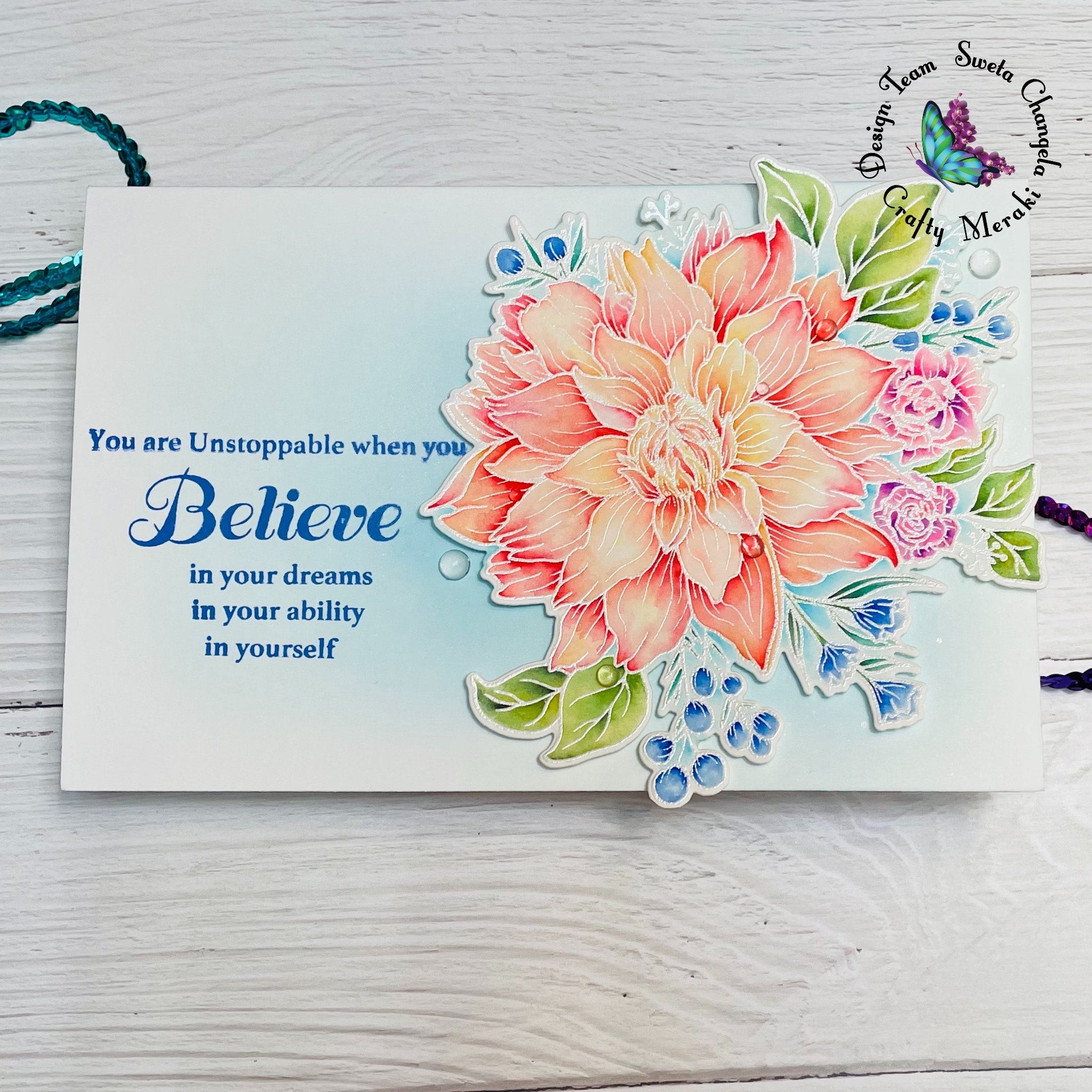Crafty Meraki Believe in Miracles Stamp set - Crafty Meraki
