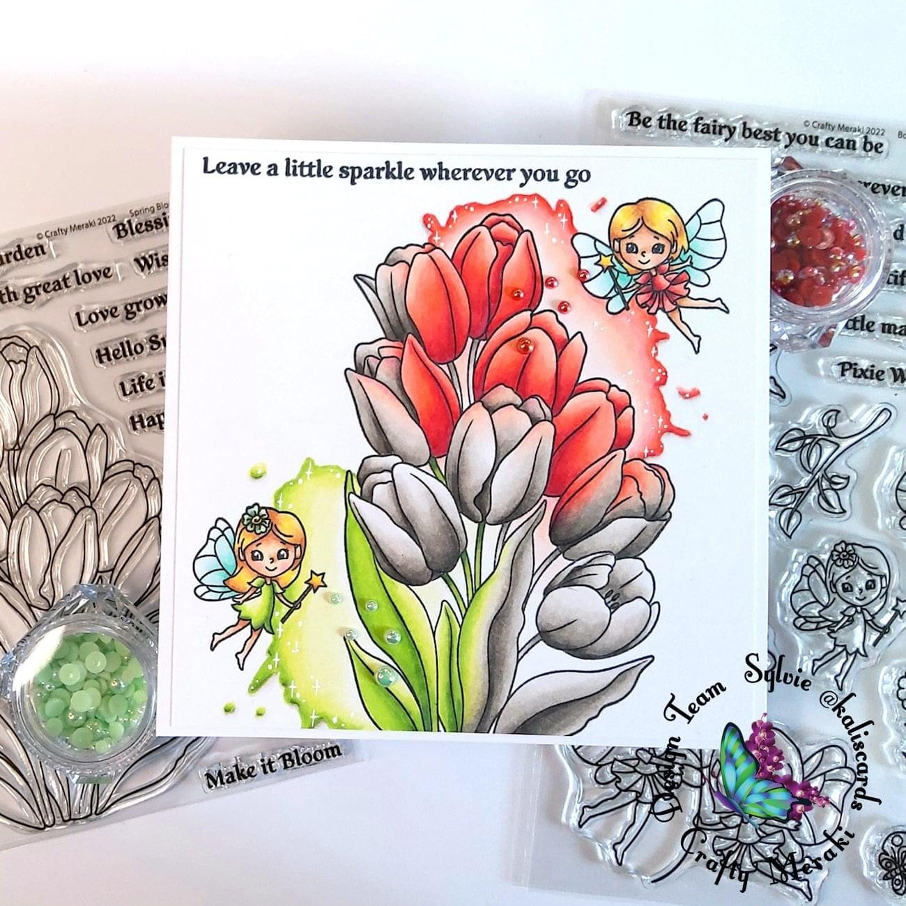 Crafty Meraki Spring Blooms Stamp set - Crafty Meraki