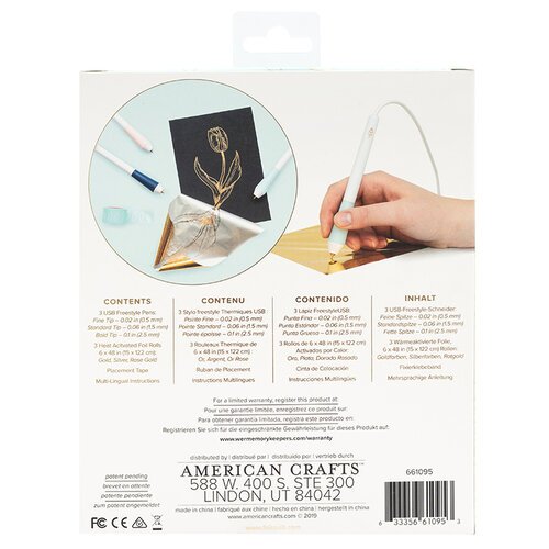 We R Memory Keepers - Free Style Foil Quill Pen - All-in-One Kit - Crafty Meraki