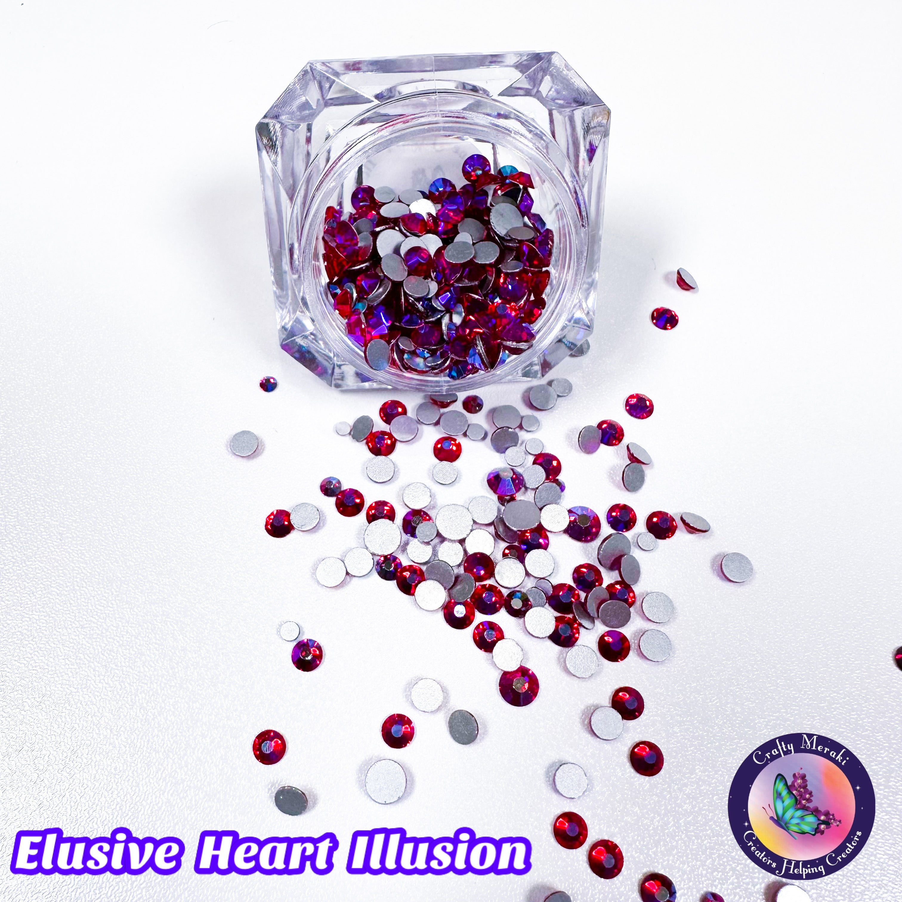 Meraki Sparkle Elusive Heart Illusion - Crafty Meraki