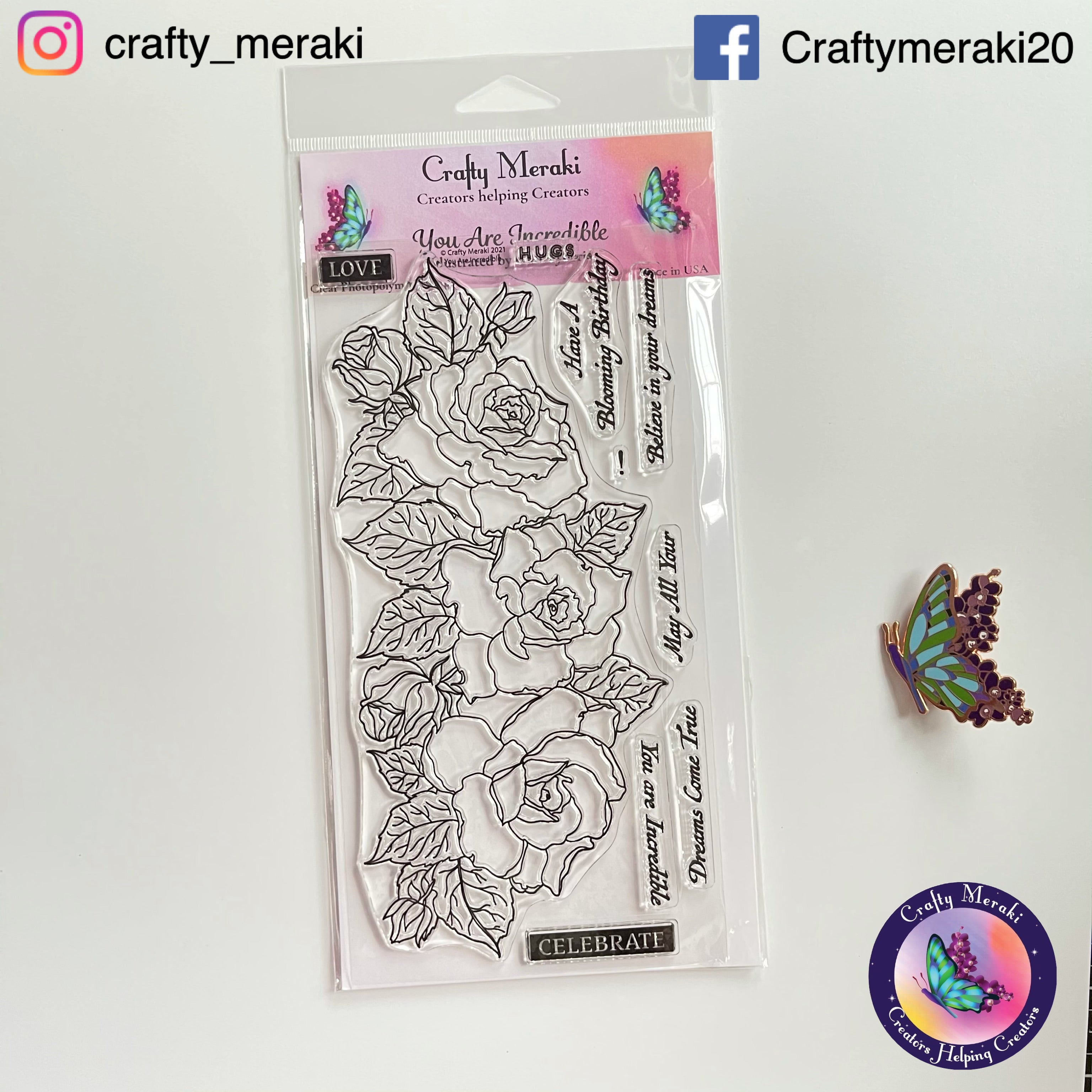 Crafty Meraki You are Incredible Stamp set - Crafty Meraki