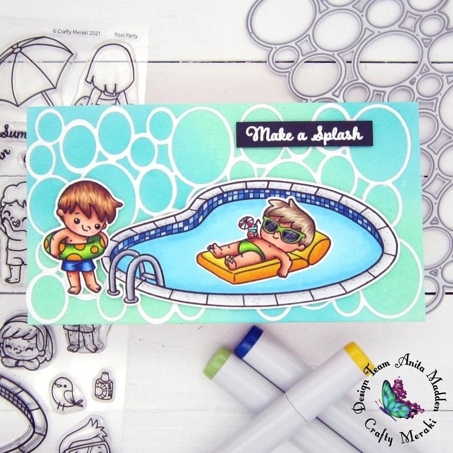 Crafty Meraki Pool Party stamp set - Crafty Meraki