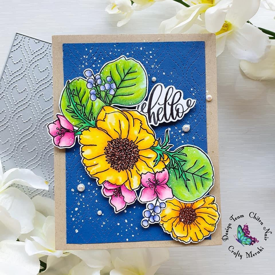 Crafty Meraki Amazing Blooms Stamp set - Crafty Meraki
