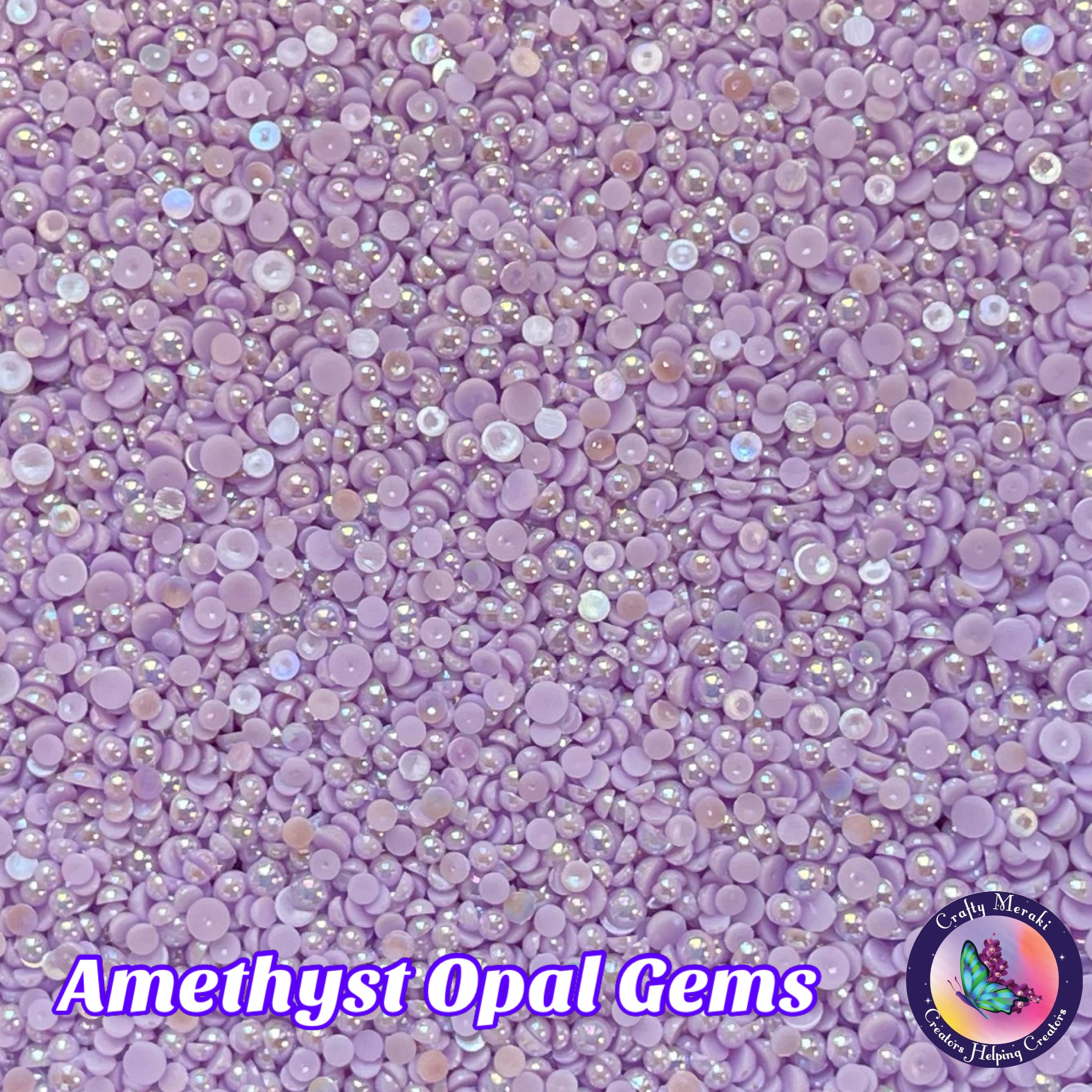 Meraki Amethyst Opal Gems - Crafty Meraki