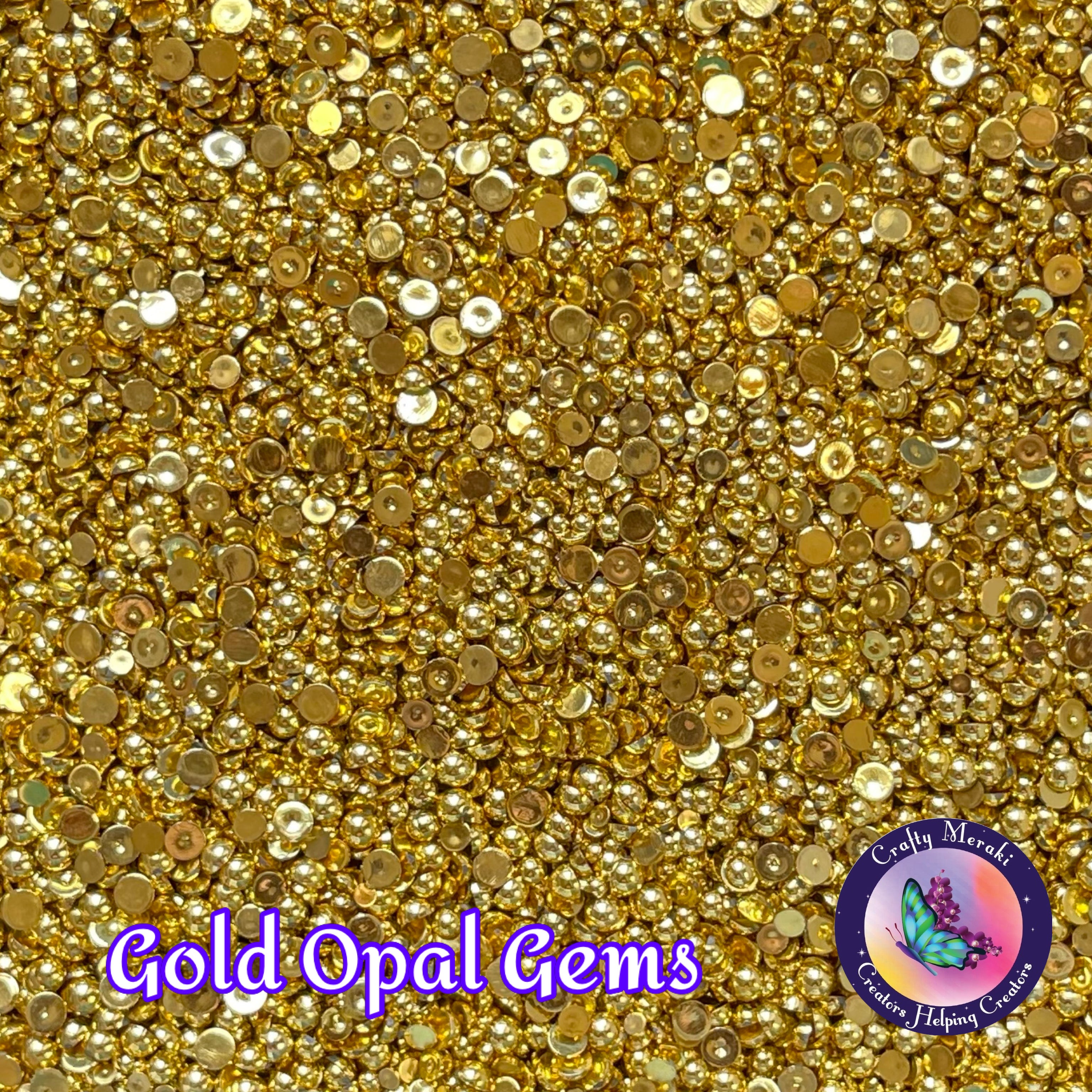 Meraki Gold Opal Gems - Crafty Meraki