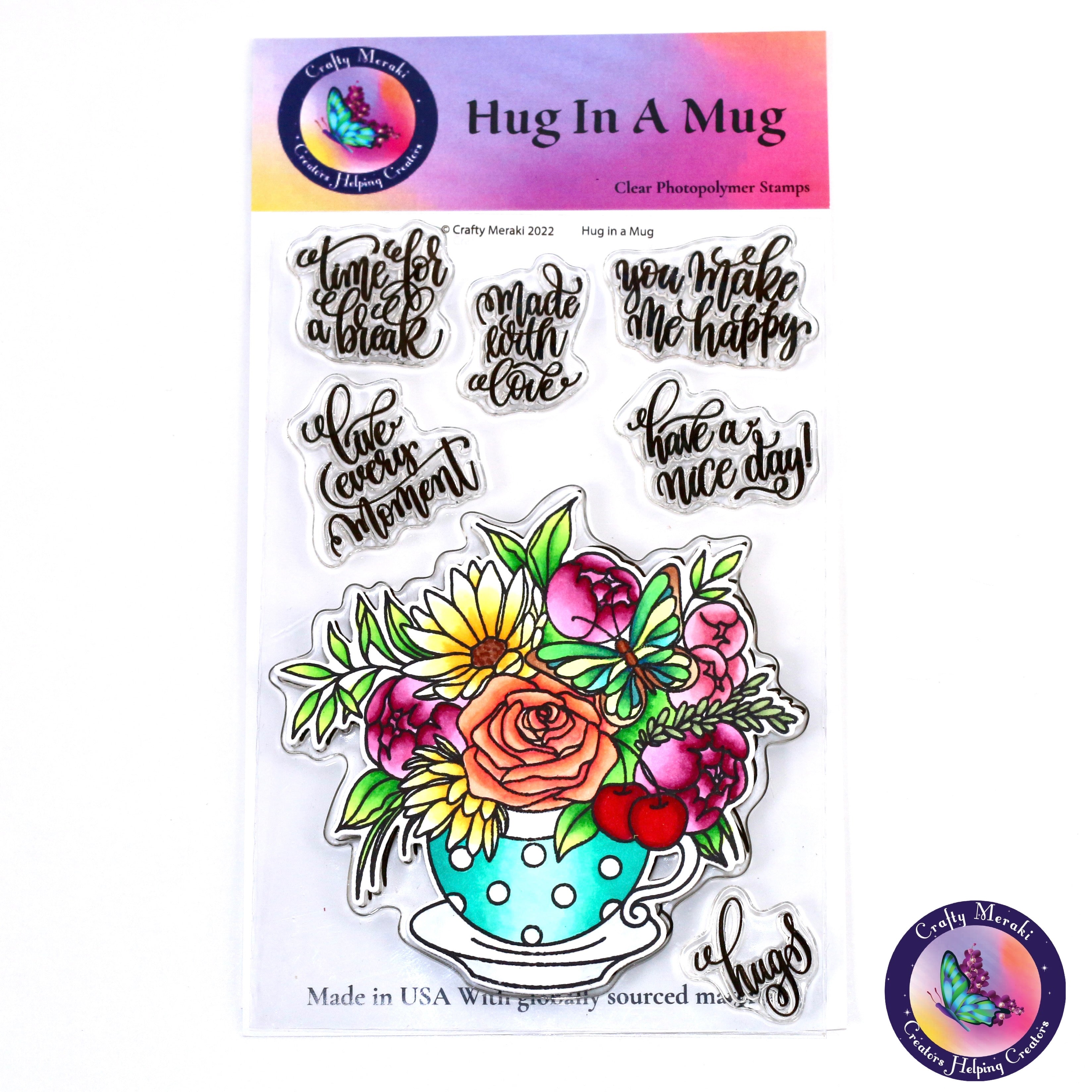 Crafty Meraki Hug in a Mug Stamp set - Crafty Meraki