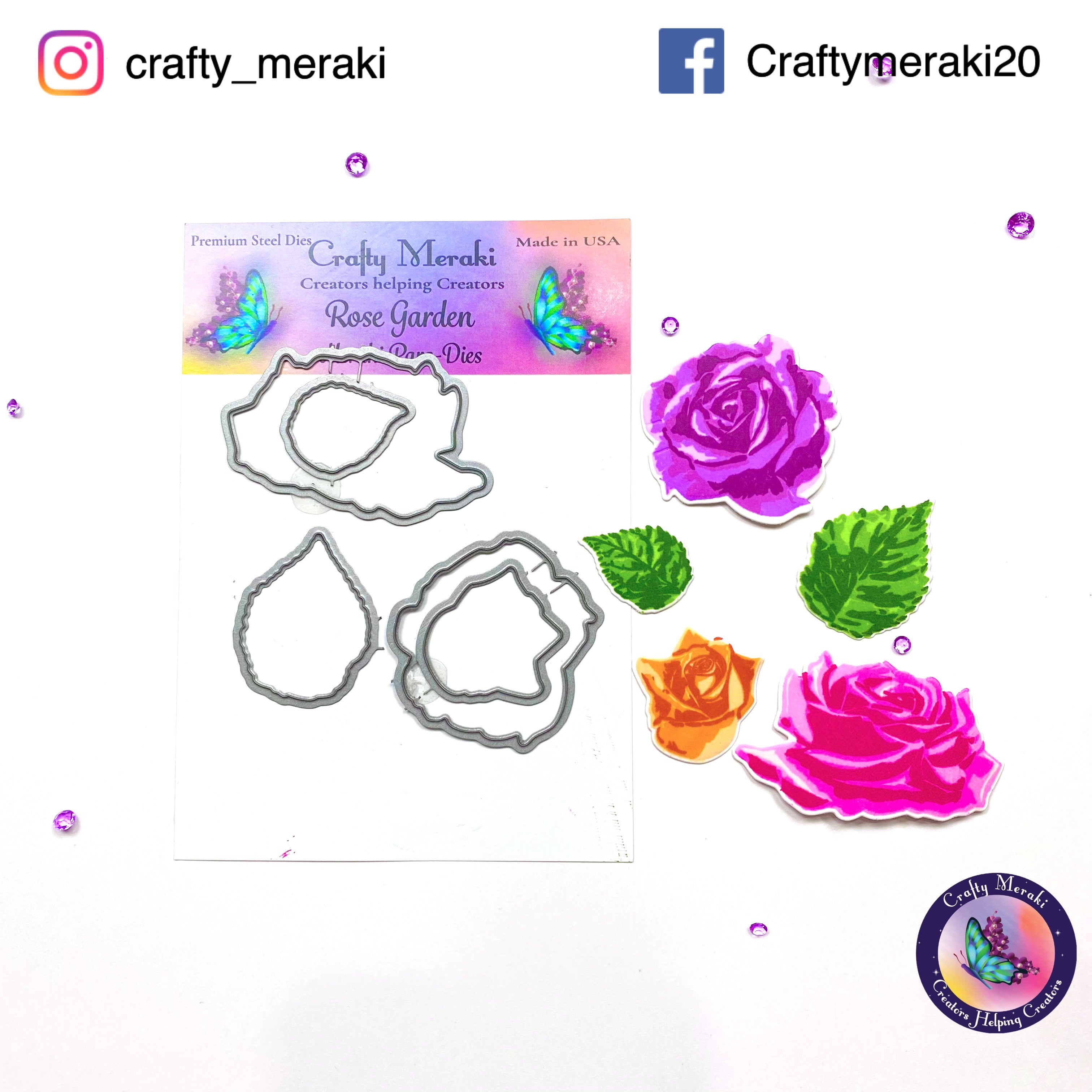 Crafty Meraki Rose Garden Para-dies - Crafty Meraki