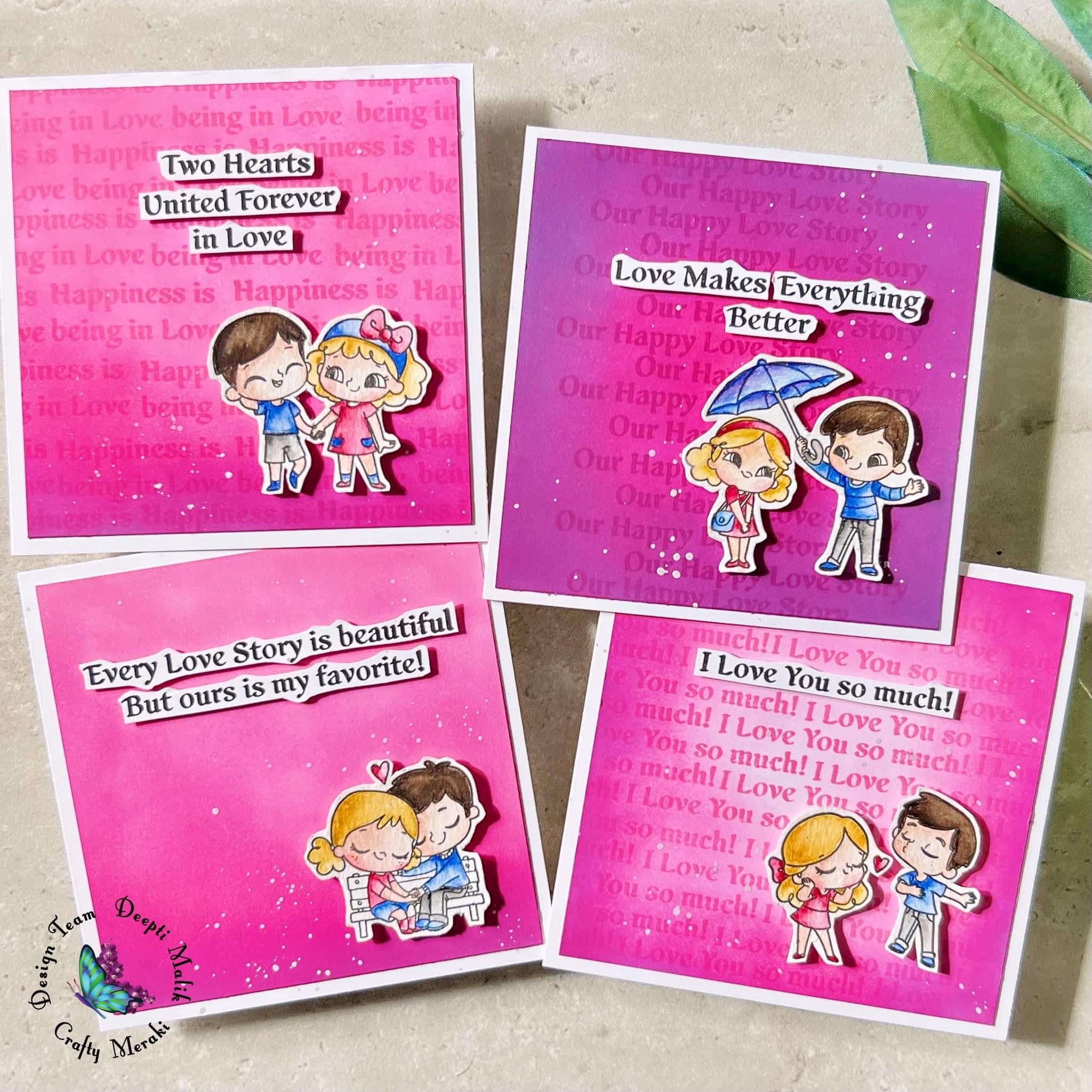 Crafty Meraki Love Story stamp set - Crafty Meraki