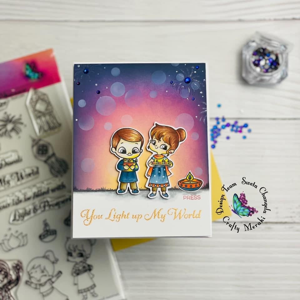 Crafty Meraki Diwali Cuties Stamp Set - Crafty Meraki