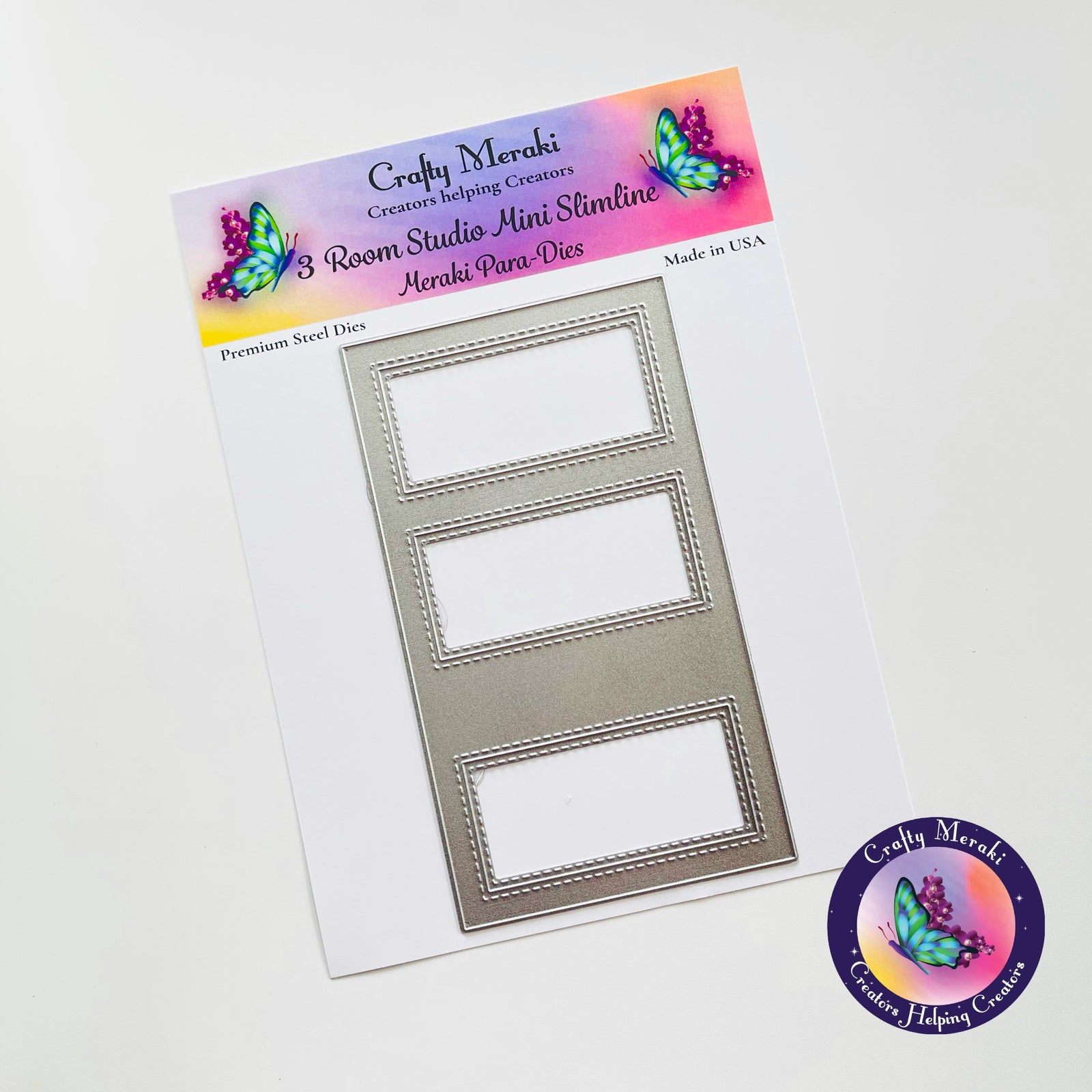 Crafty Meraki Mini Slimline 3 Room Studio Meraki Para-Dies