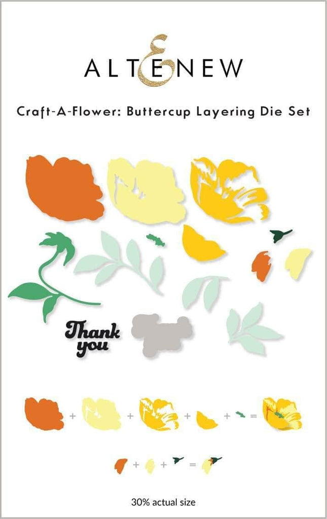 Altenew Craft-A-Flower: Buttercup Layering Die Set - Crafty Meraki