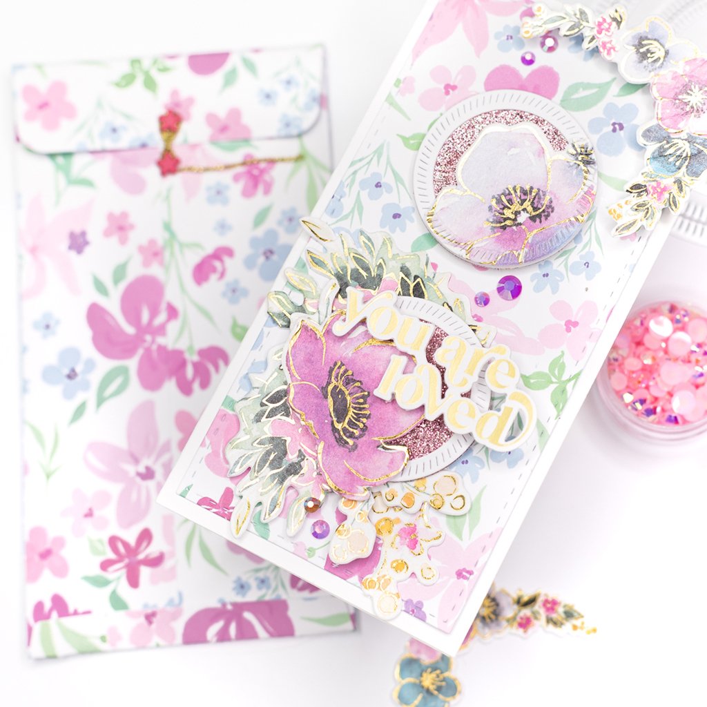 PinkFresh Studio Essentials Mini Slimline Envelope die - Crafty Meraki