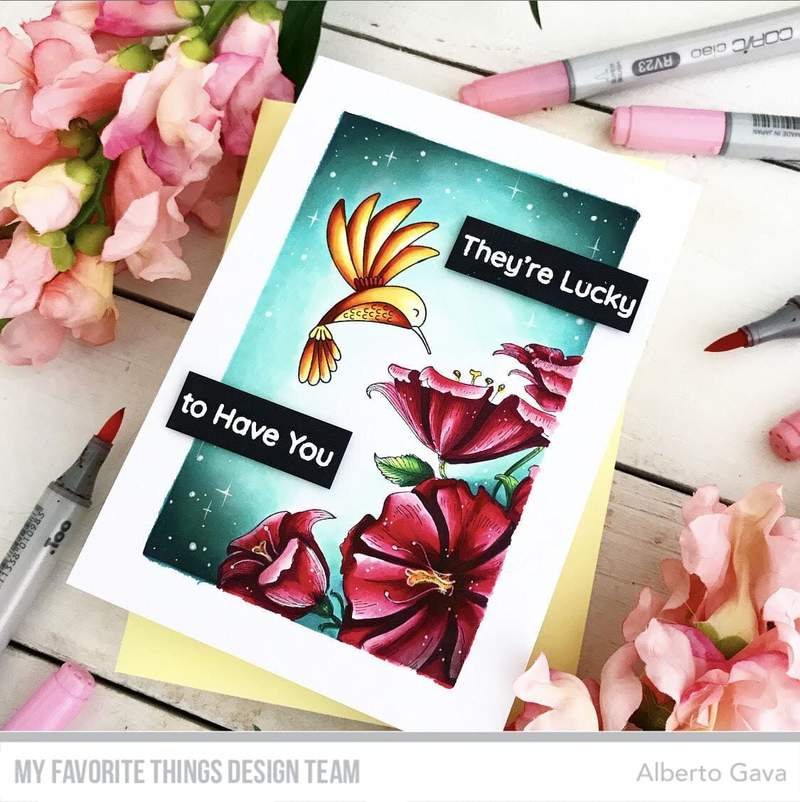 My Favorite Things Floral Fantasy Stamps Set - Crafty Meraki